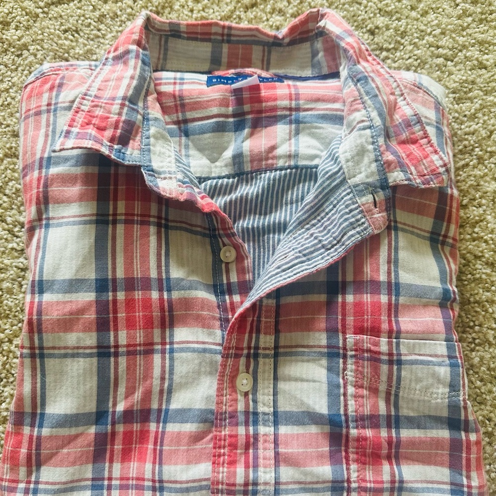 Ralph Lauren Kids Plaid Shirt - Red, Blue, and White